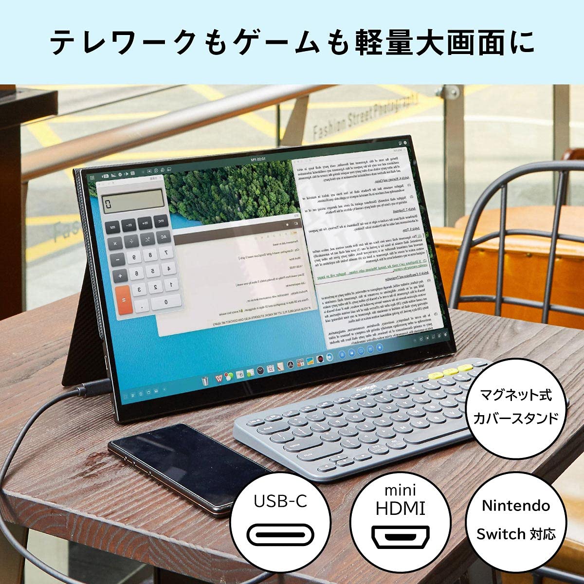Amazon.co.jp: 5Z133 13.3型ワイド ポータブル型液晶